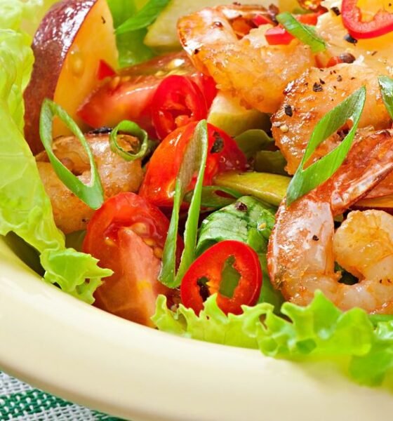 Shrimp with Fresh Mango Salsa