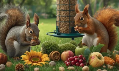 what will squirrels eat