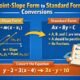 Point-Slope Form to Standard Form Conversions