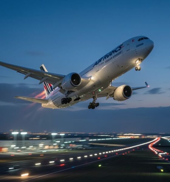Air France A350 Chicago Flight